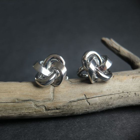 Серебряные серьги без камней