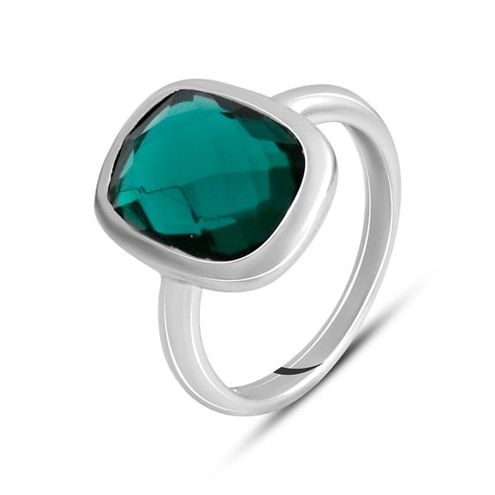 Серебряное кольцо с аквамарином nano 5.533ct
