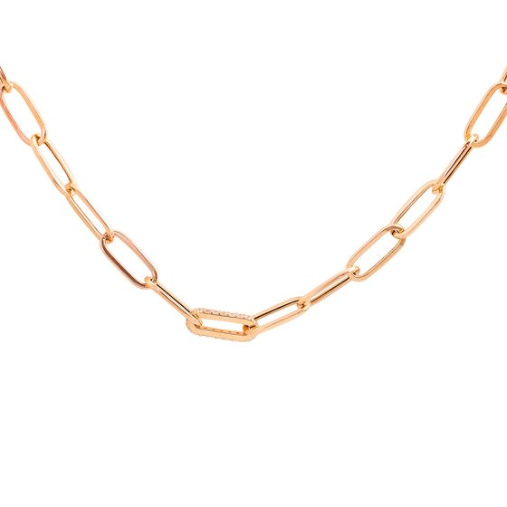 Серебряное колье с фианитами 0.48ct