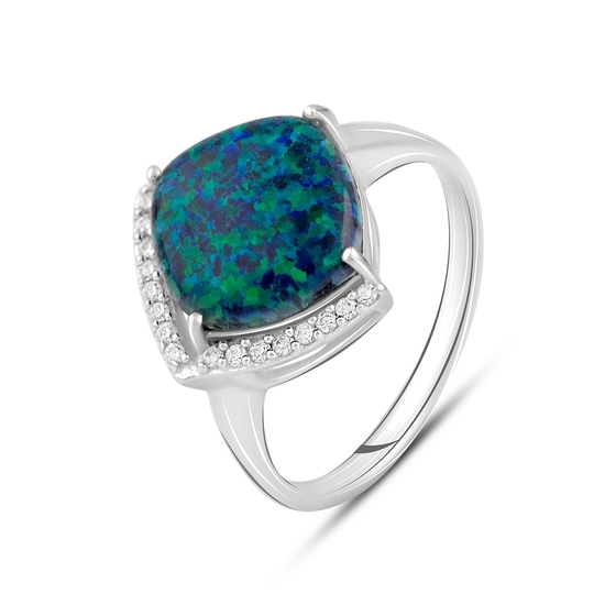 Серебряное кольцо с опалом 2.986ct
