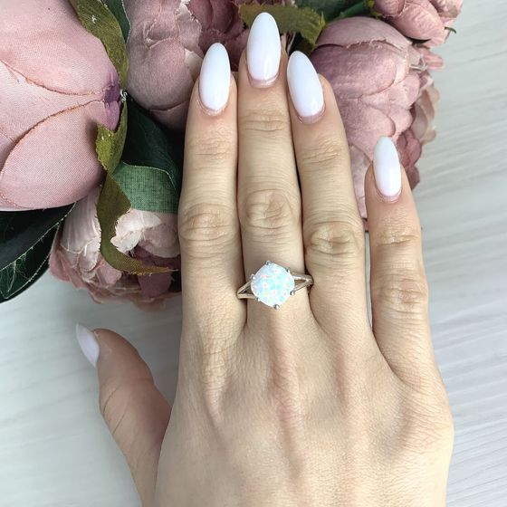 Серебряное кольцо с опалом 1.683ct