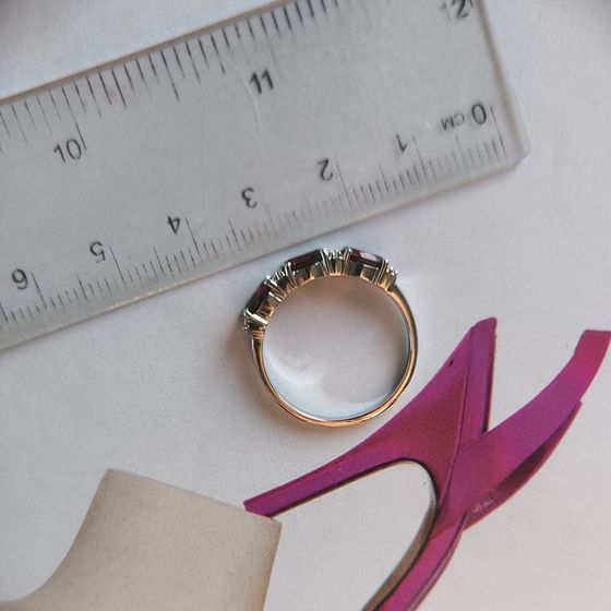 Серебряное кольцо с гранатом 1.736ct