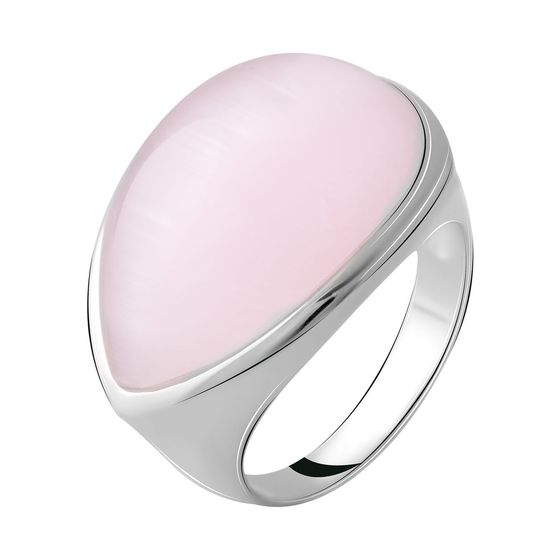 Серебряное кольцо с кошачьим глазом