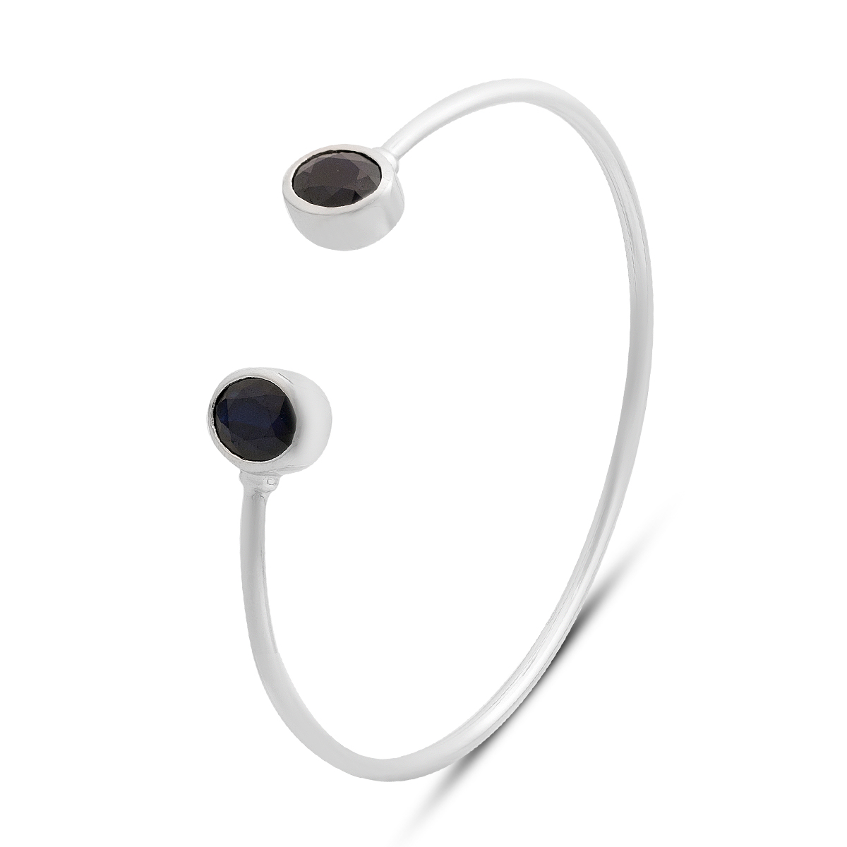 Серебряный браслет с сапфиром 6.438ct