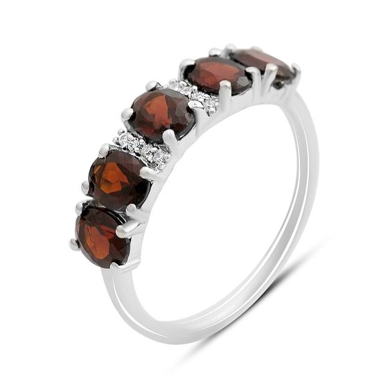 Серебряное кольцо с гранатом 2.322ct