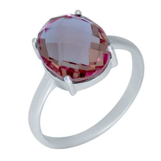 Серебряное кольцо с султанитом 4.663ct