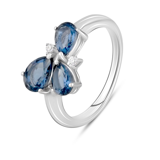 Серебряное кольцо с танзанитом nano 1.503ct