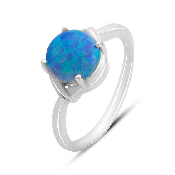 Серебряное кольцо с опалом