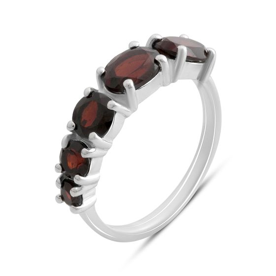 Серебряное кольцо с гранатом 2.925ct