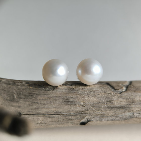 Серебряные серьги с жемчугом