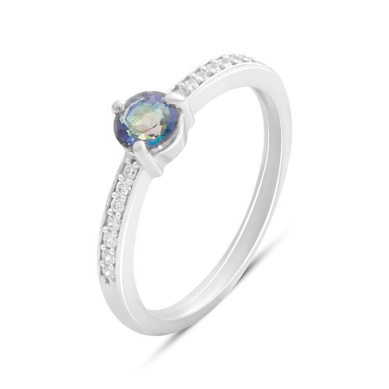 Серебряное кольцо с мистик топазом 0.628ct