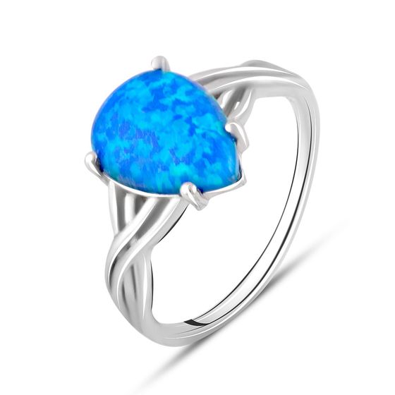 Серебряное кольцо с опалом 1.288ct