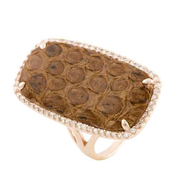 Серебряное кольцо с