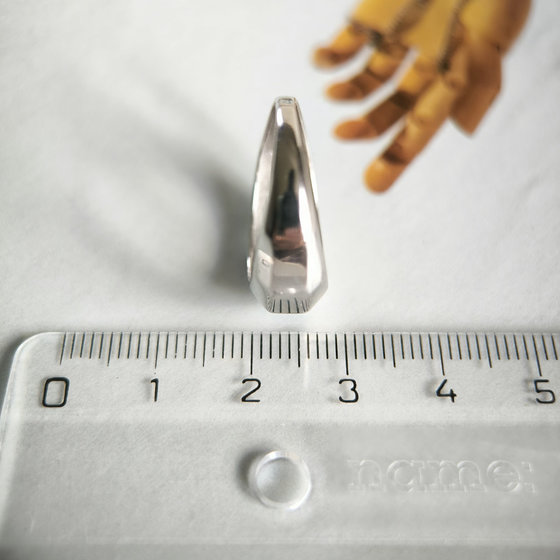 Серебряное кольцо без камней