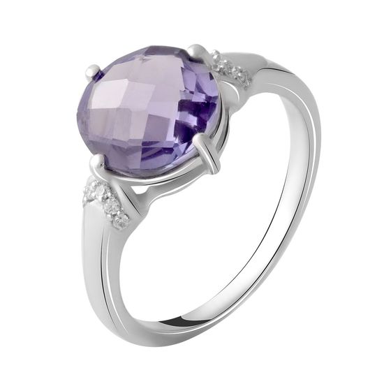 Серебряное кольцо с александритом 5.252ct