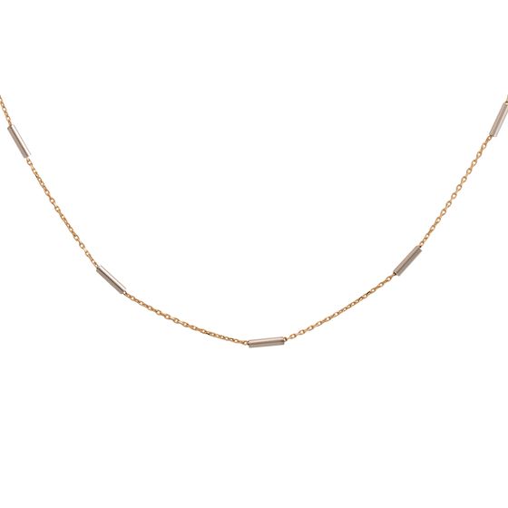 Золотое колье без камней