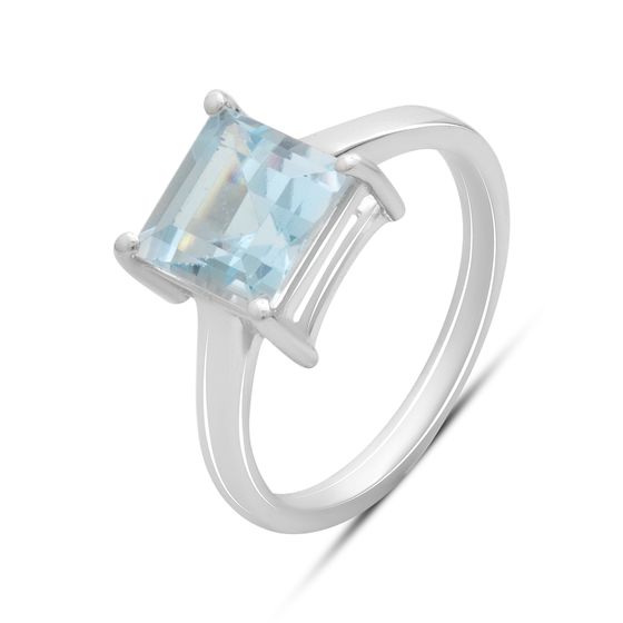 Серебряное кольцо с топазом 2.983ct