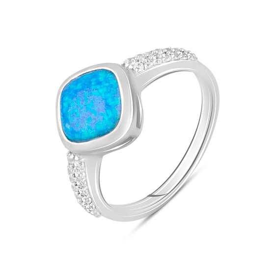 Серебряное кольцо с опалом 2.518ct