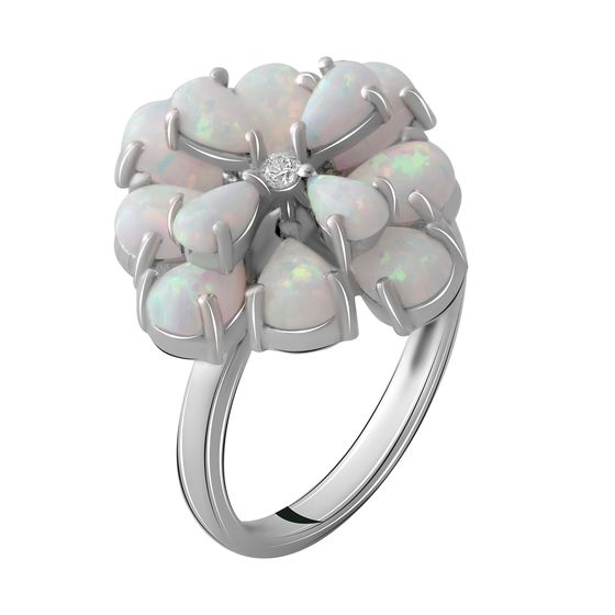 Серебряное кольцо с опалом 1.977ct