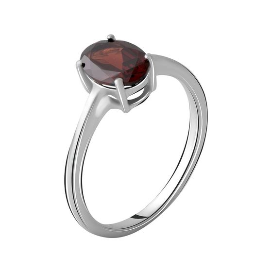 Серебряное кольцо с гранатом 1.37ct
