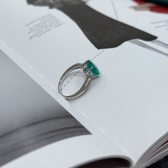 Серебряное кольцо с агатом 2.24ct