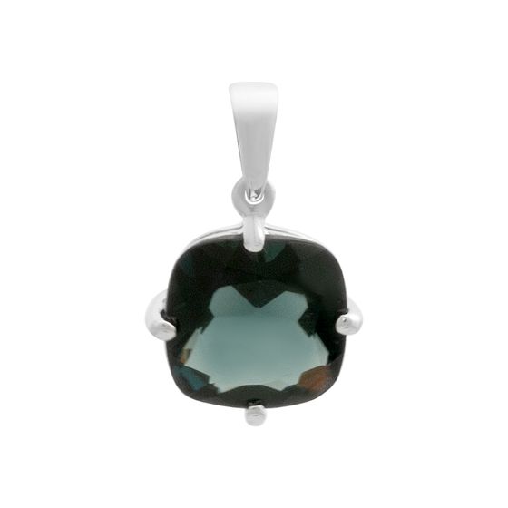 Серебряная подвеска с топазом Лондон Блю 3.45ct