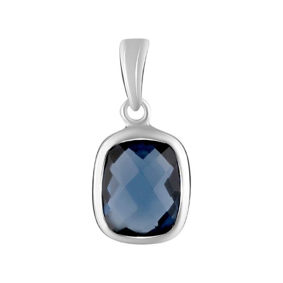 Серебряная подвеска с танзанитом nano 2.625ct