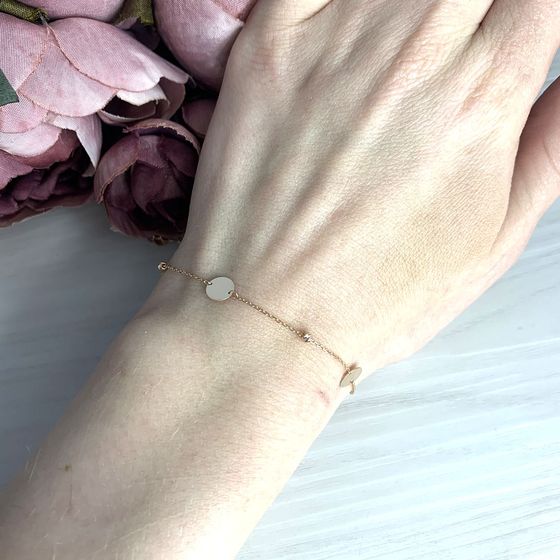 Золотой браслет без камней