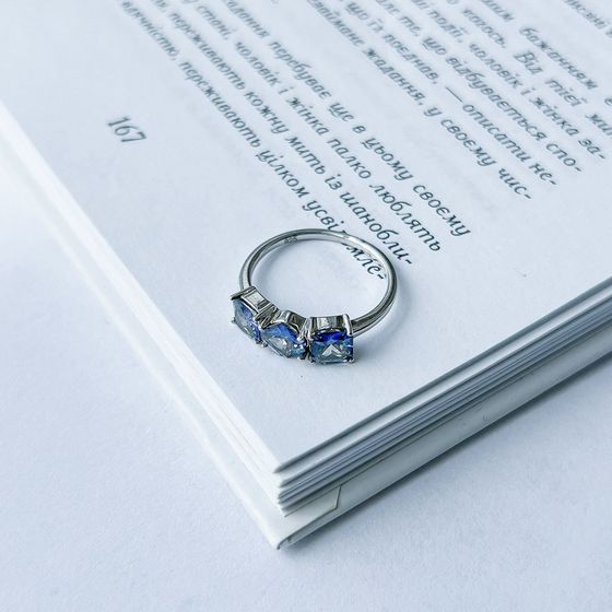 Серебряное кольцо с мистик топазом 1.475ct
