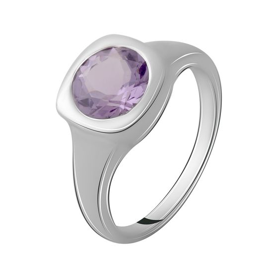 Серебряное кольцо с аметистом 1.653ct