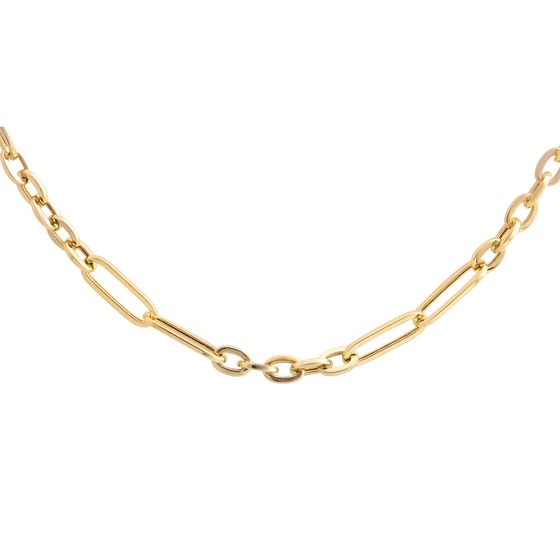 Золотое колье без камней