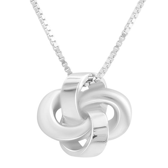 Серебряное колье без камней