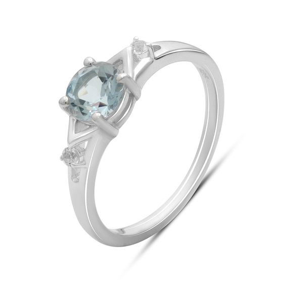 Серебряные серьги с топазом 2.117ct