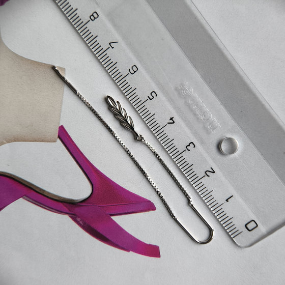 Серебряные серьги без камней