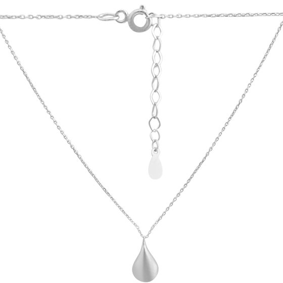 Серебряное колье без камней