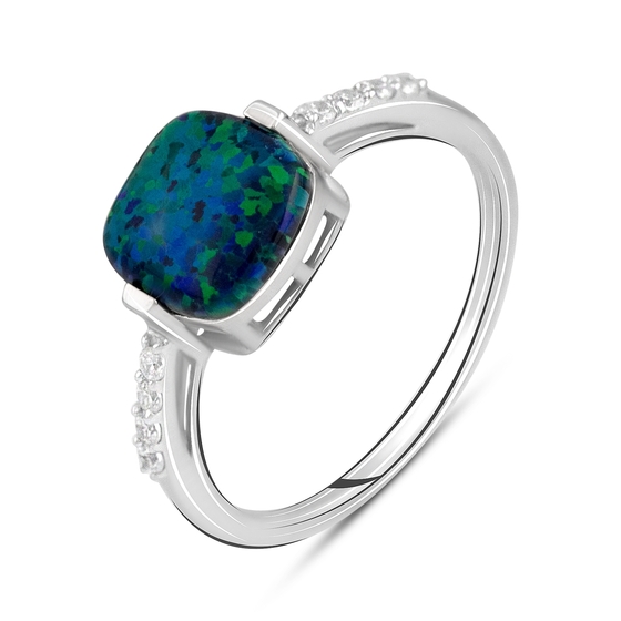 Серебряное кольцо с опалом