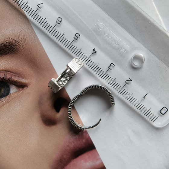 Серебряные серьги без камней