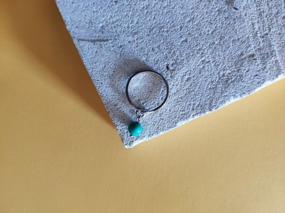 Серебряное кольцо с бирюзой