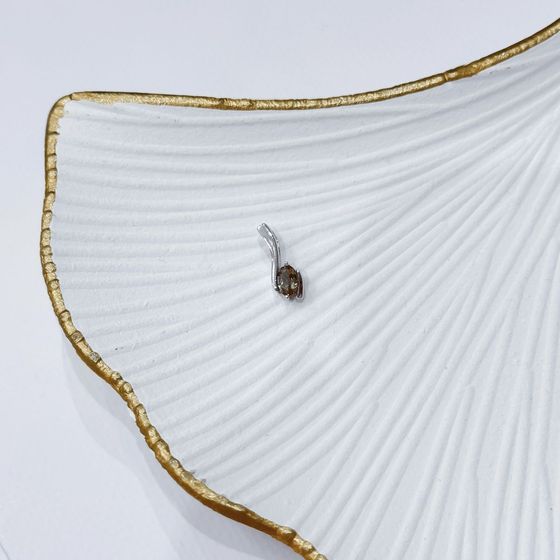 Серебряная подвеска с султанитом 0.445ct