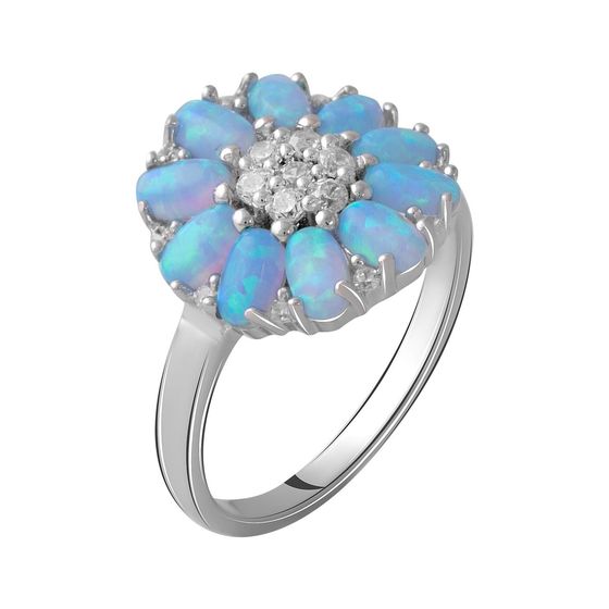 Серебряное кольцо с опалом 0.889ct