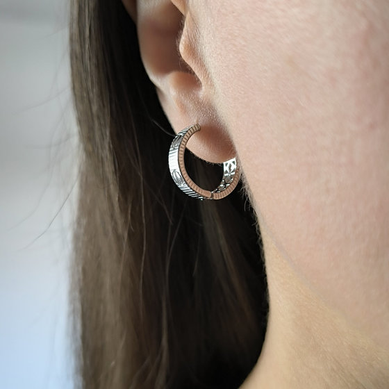 Серебряные серьги без камней