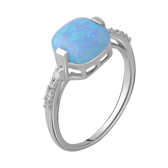 Серебряное кольцо с опалом