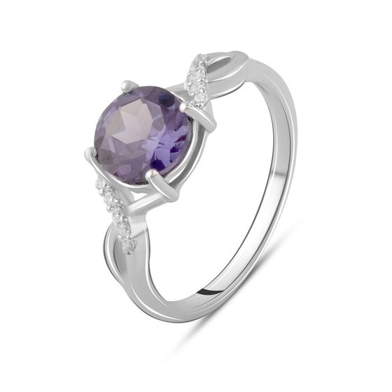 Серебряное кольцо с александритом 2.4ct