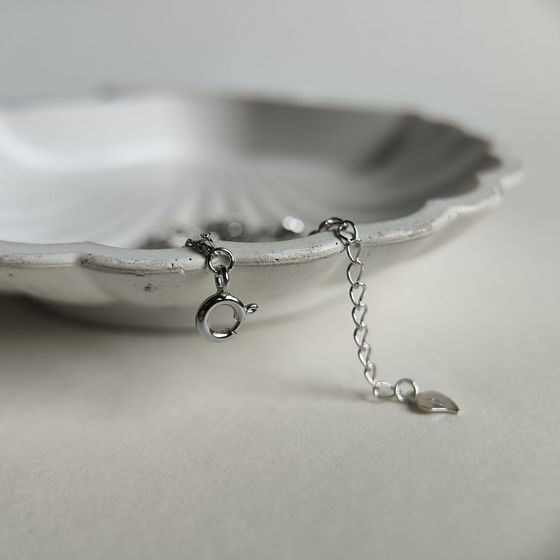 Серебряный браслет с фианитами