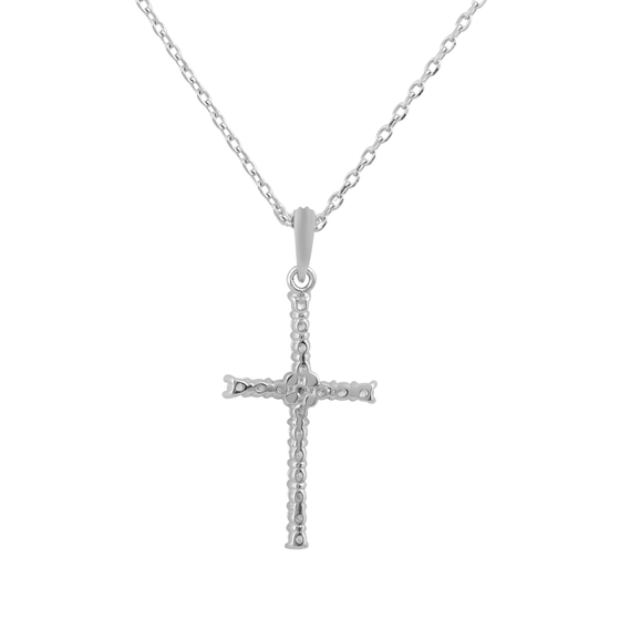 Серебряное колье с фианитами