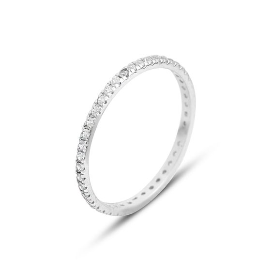 Золотое кольцо с фианитами 0.45ct