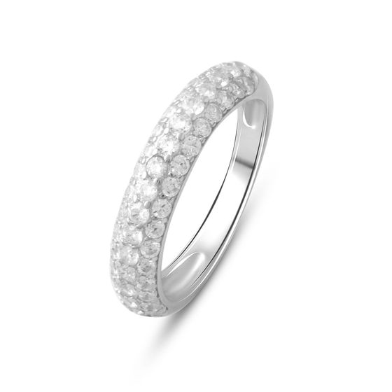 Серебряное кольцо с фианитами