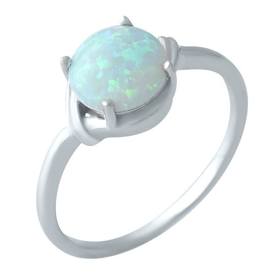 Серебряное кольцо с опалом