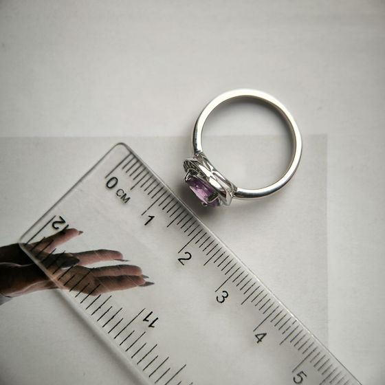 Серебряное кольцо с александритом 1.686ct