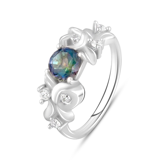 Серебряное кольцо с мистик топазом 0.678ct
